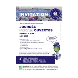 Journée portes ouvertes à la Cidrerie Hic