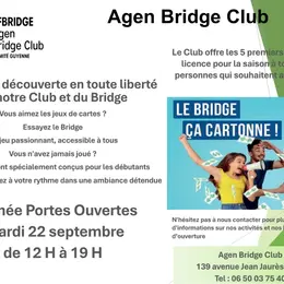 Journée Portes Ouvertes Agen Bridge Club