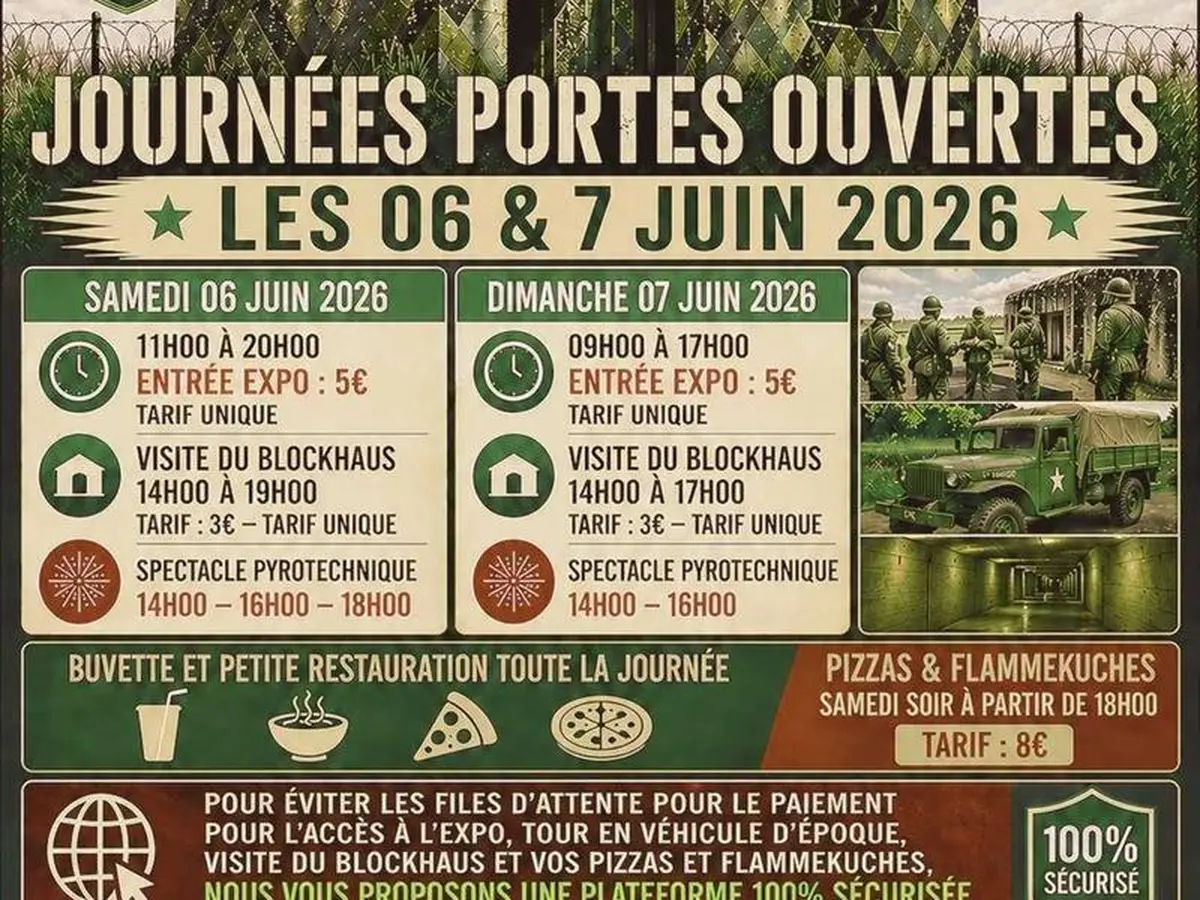 Journée portes ouvertes au blockhaus de Wittring