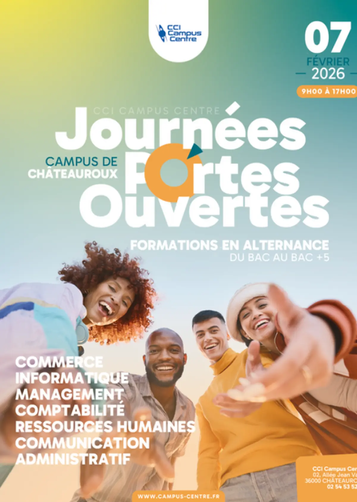 Journée portes ouvertes au CCI Campus Centre