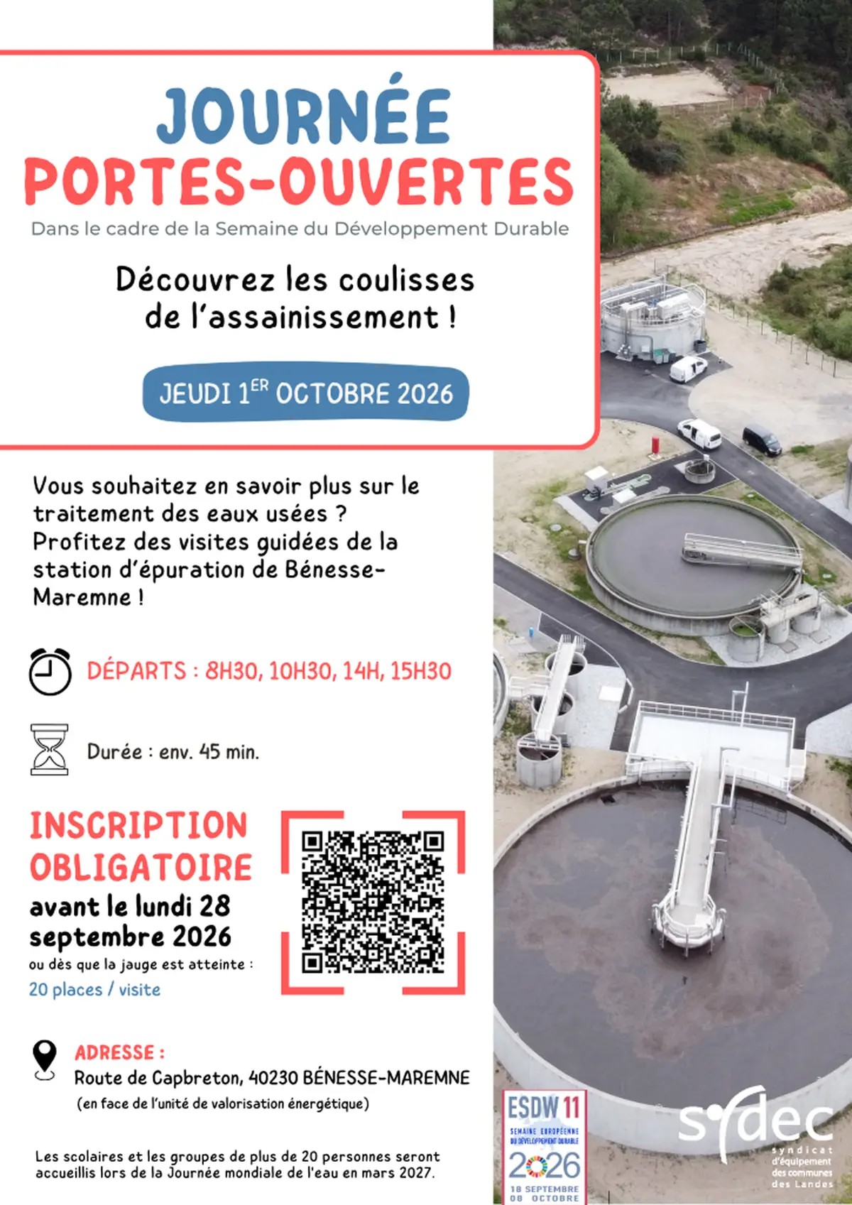 Journée portes ouvertes au Sydec :  Découvrez les coulisses de l'assainissement