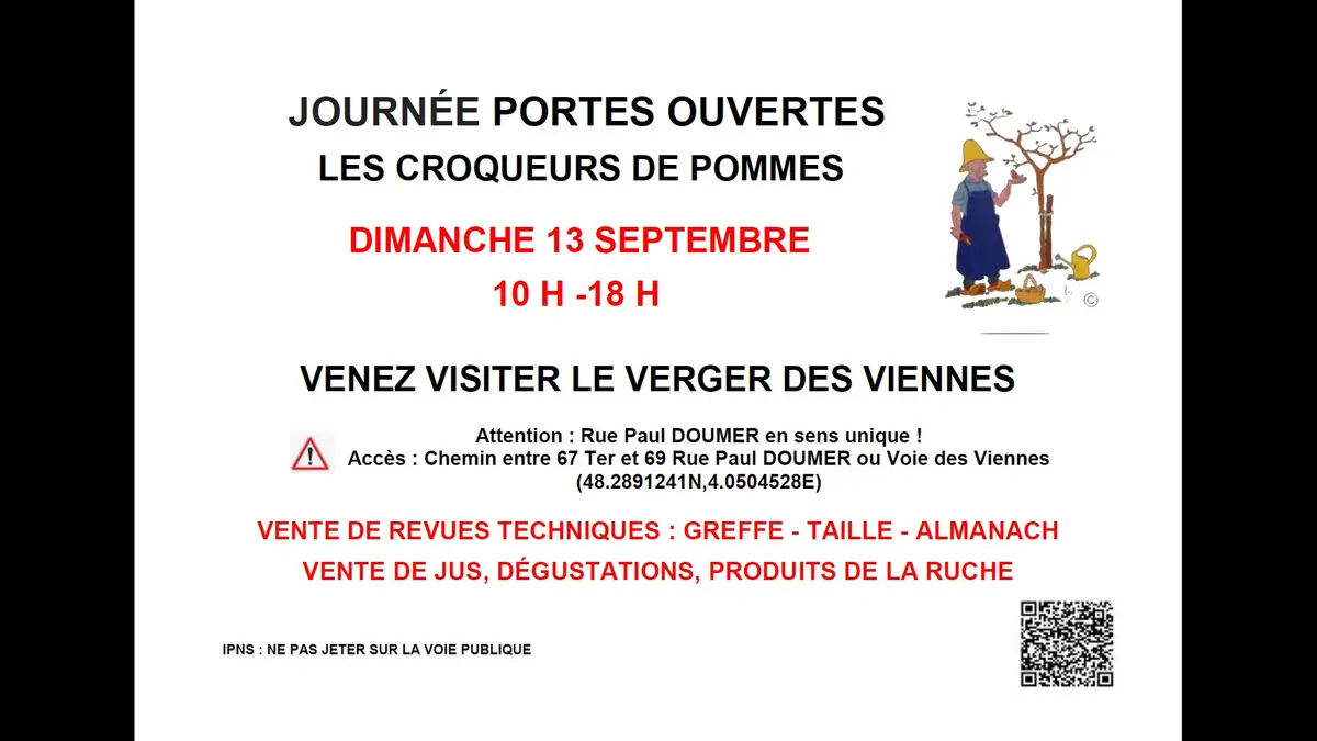 Journée portes ouvertes au verger des Viennes des Croqueurs de Pommes