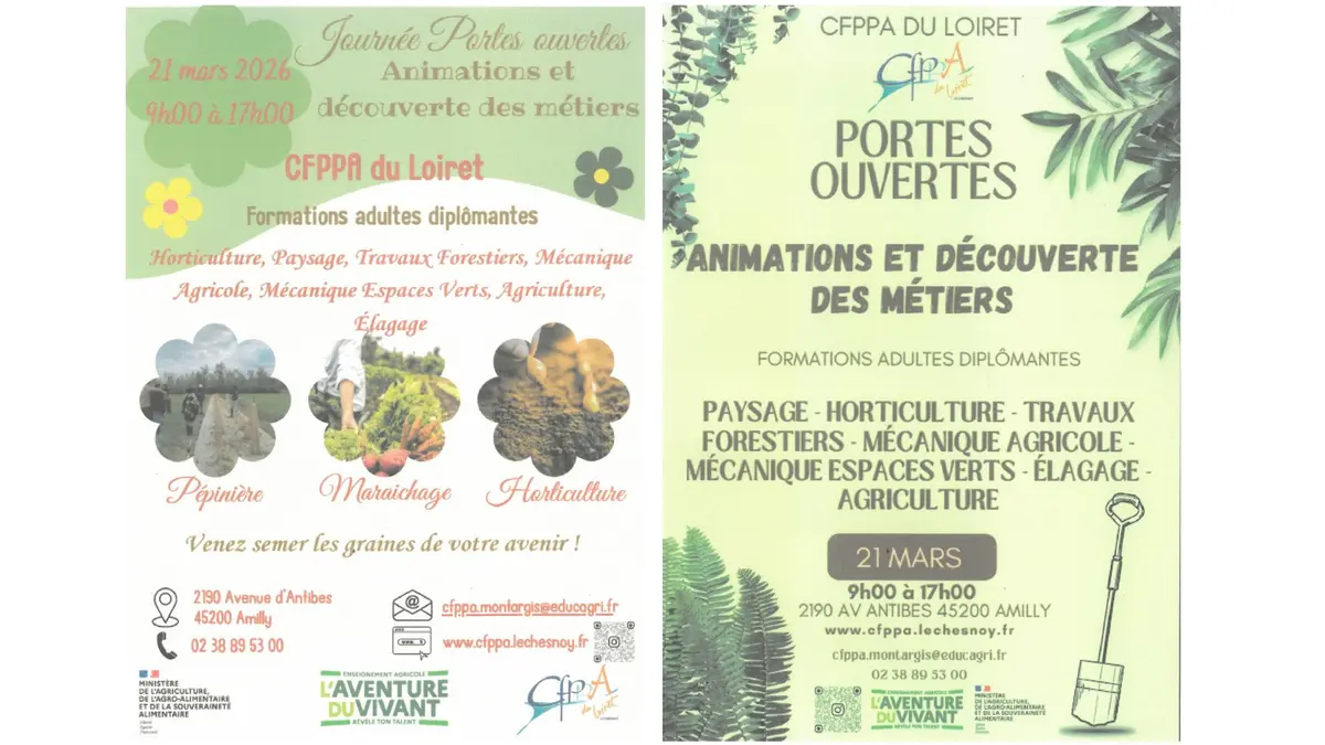 Journée portes ouvertes : CFPPA du Loiret