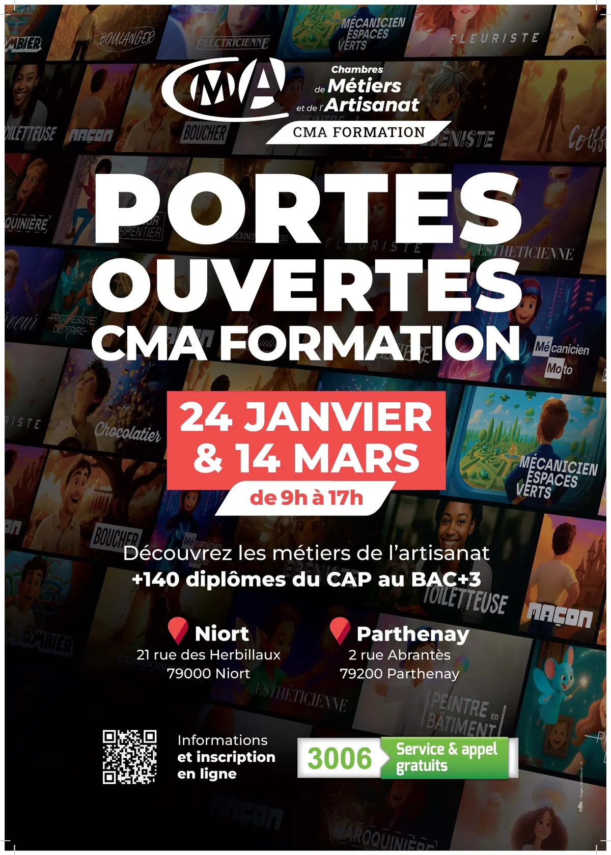 Journée portes ouvertes CMA Formation Parthenay