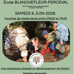 Journée portes ouvertes École maternelle Blanchefleur-Perceval de Troyes
