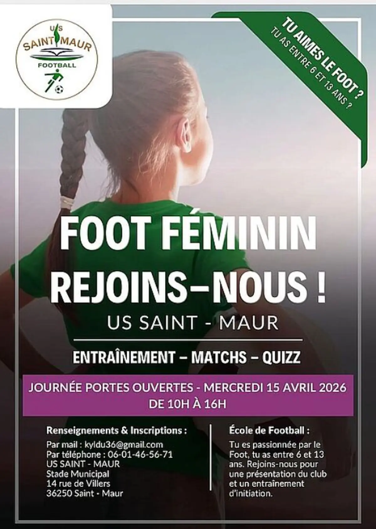 Journée Portes Ouvertes Foot Féminin