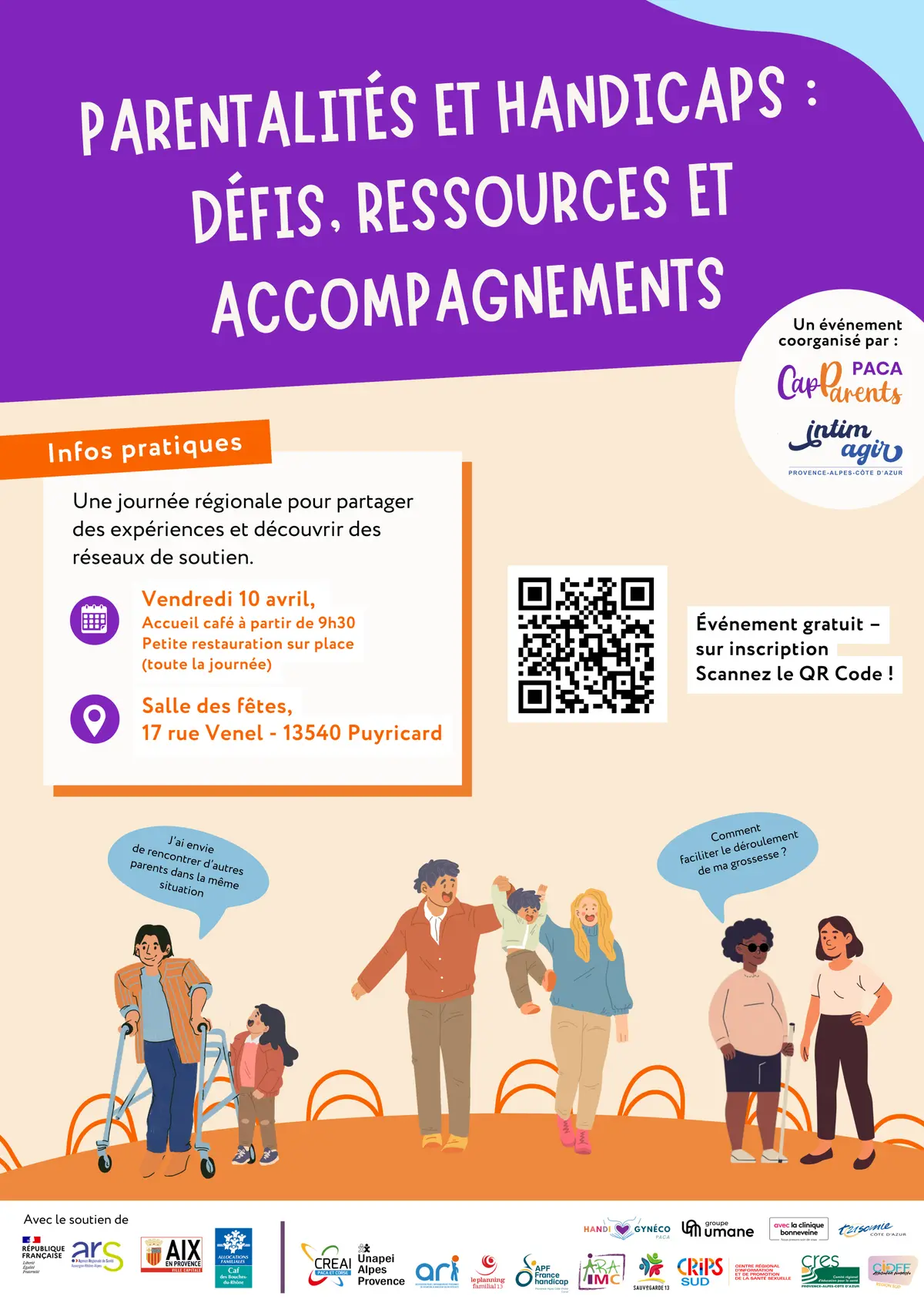 Journée régionale : Parentalités et Handicaps, défis, ressources et accompagnements