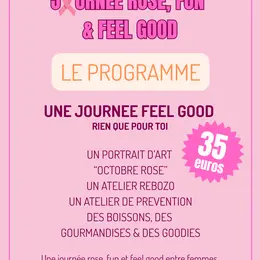 Journée rose, fun et feel good - Octobre rose