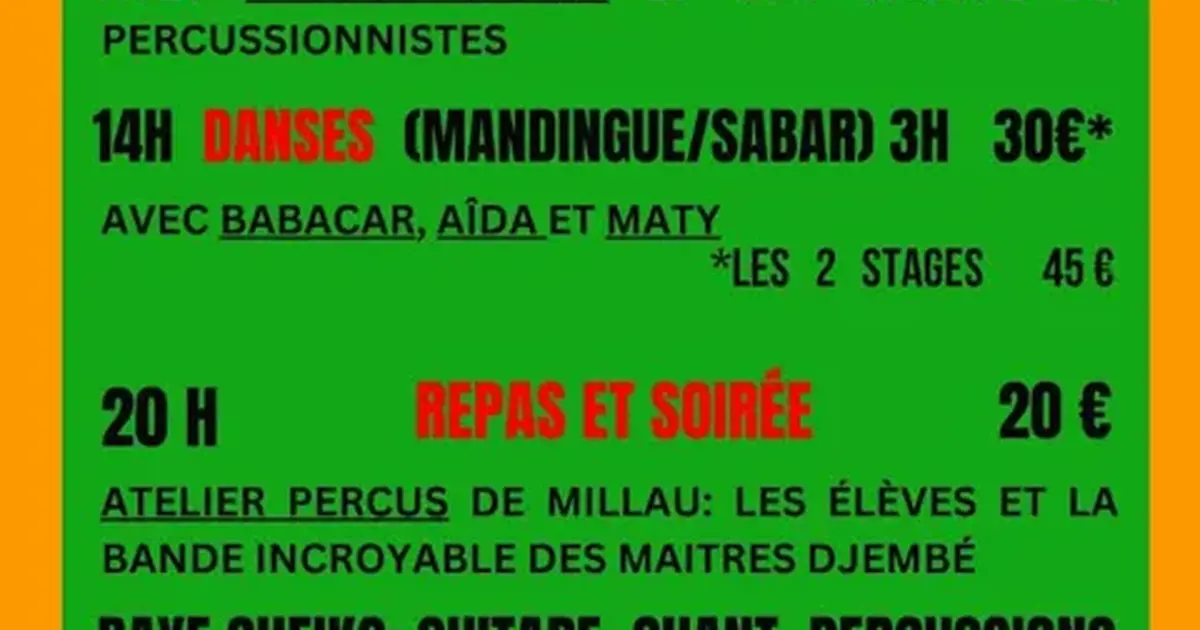 Journée sénégalaise musique et danse
