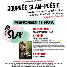 Journée slam-poésie au Cinéma Vox