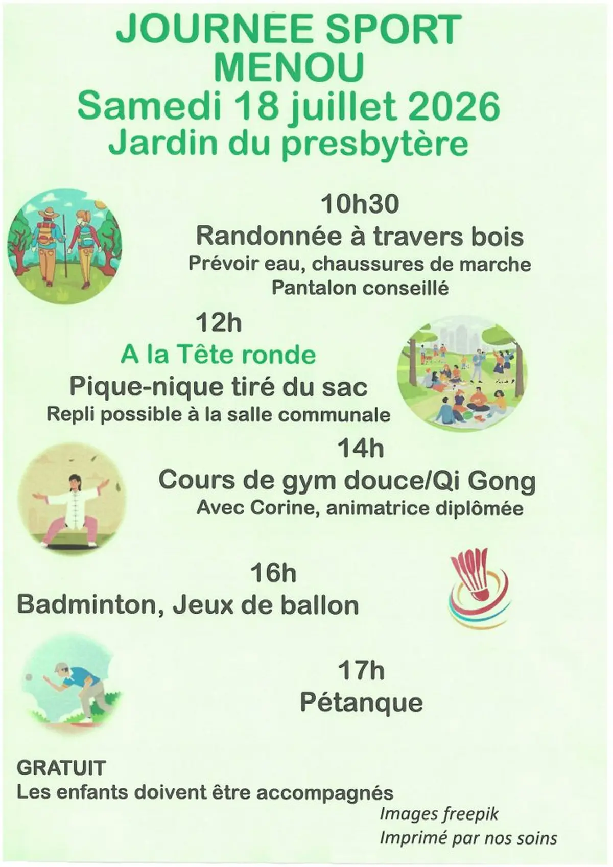 Journée sport