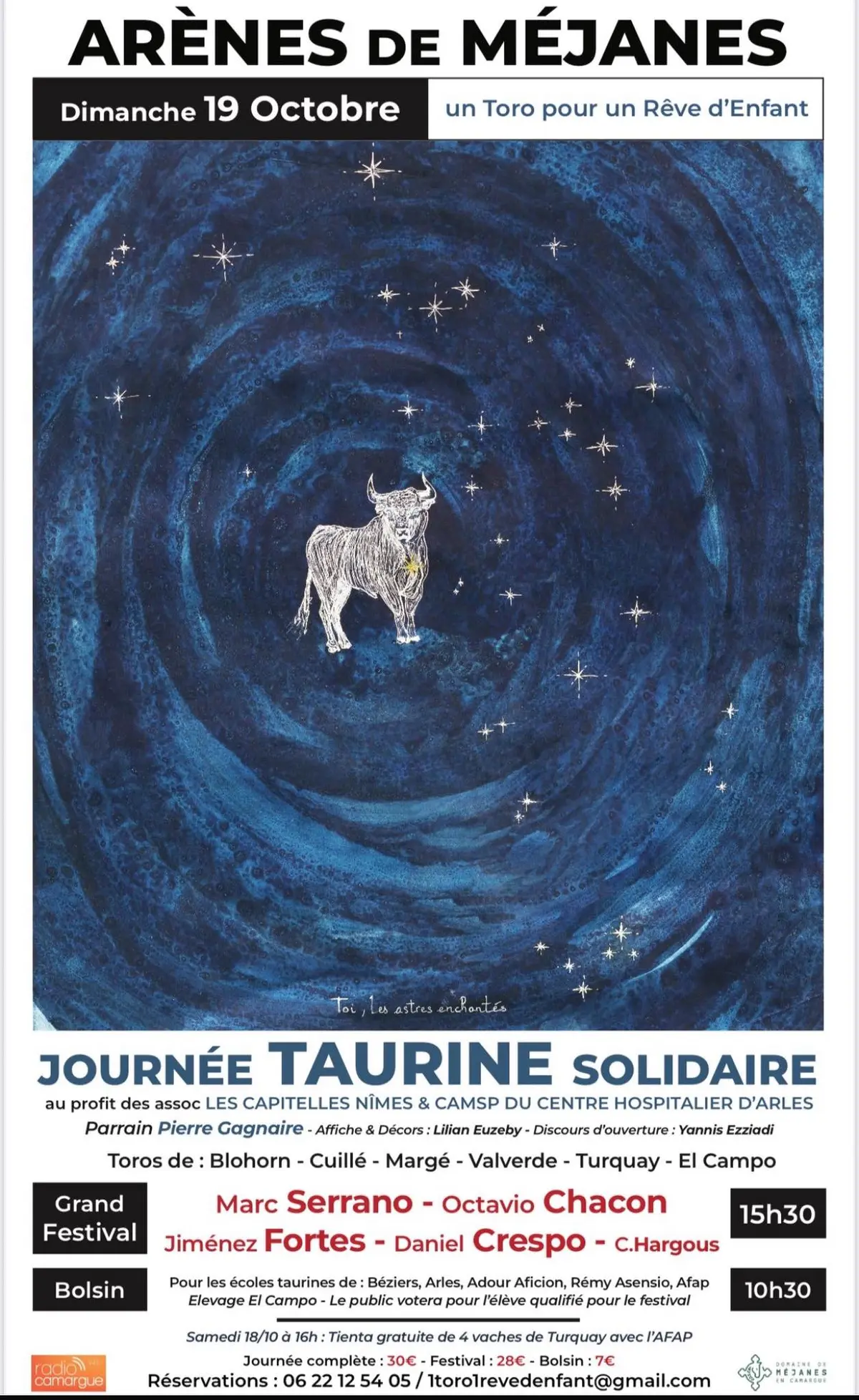 Journée taurine solidaire Un toro pour un rêve d'enfant