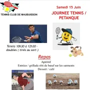 Journée Tournoi tennis et pétanque - Repas et récompense