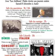 Journée : Viva OccItalia ! avec le groupe Alberi Sonori, à Assier