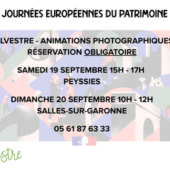 Journéees Européennes Du Patrimoine : Salles Sur Garonne Animation Photo
