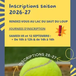 Journées d'inscriptions du tennis