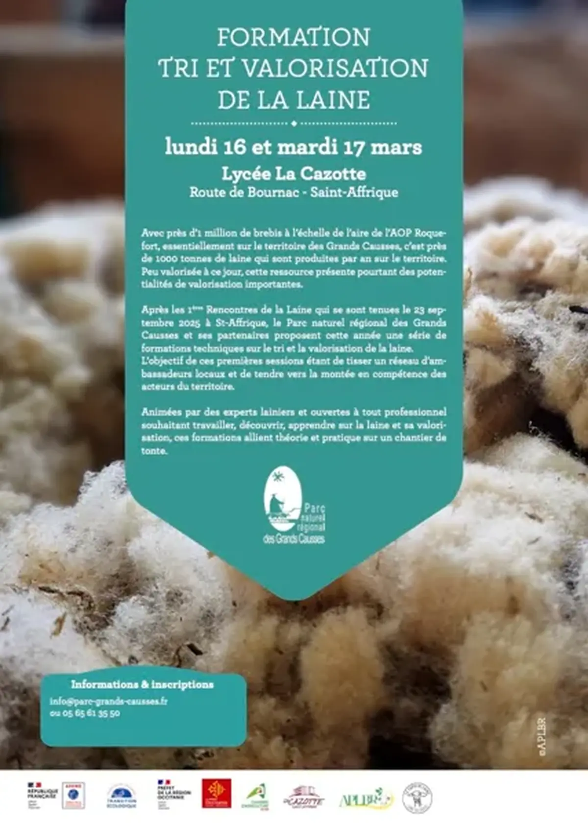 Journées de Formation pour le tri et la valorisation de la laine