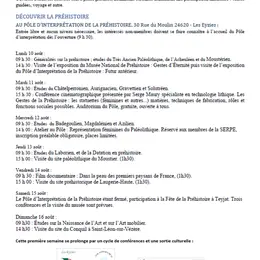 Journées de la Préhistoire - Découvrir la Préhistoire