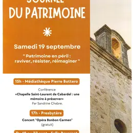 Journées du Patrimoine à Pélissanne : conférence, concert, exposition