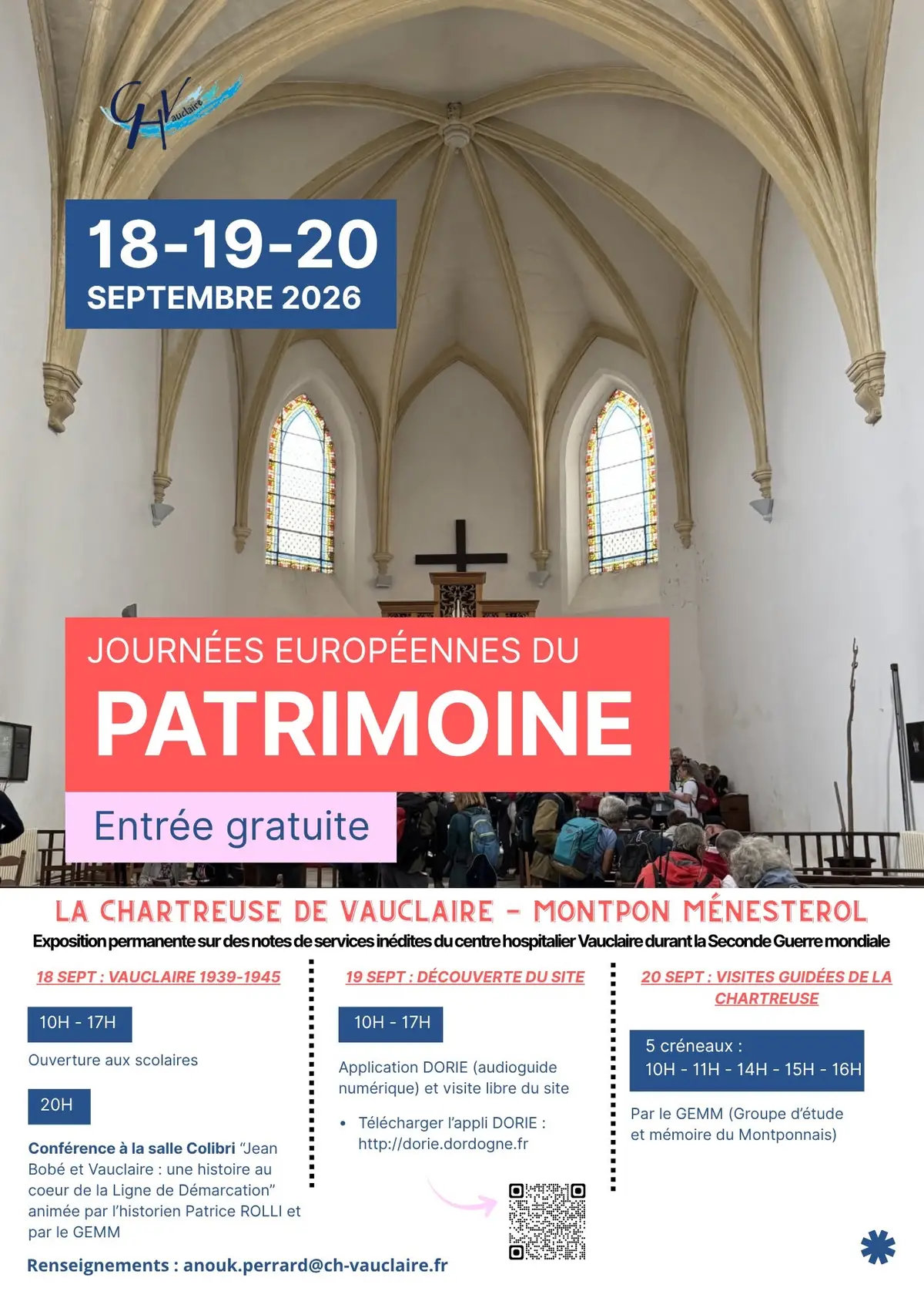 Journées du Patrimoine à Vauclaire