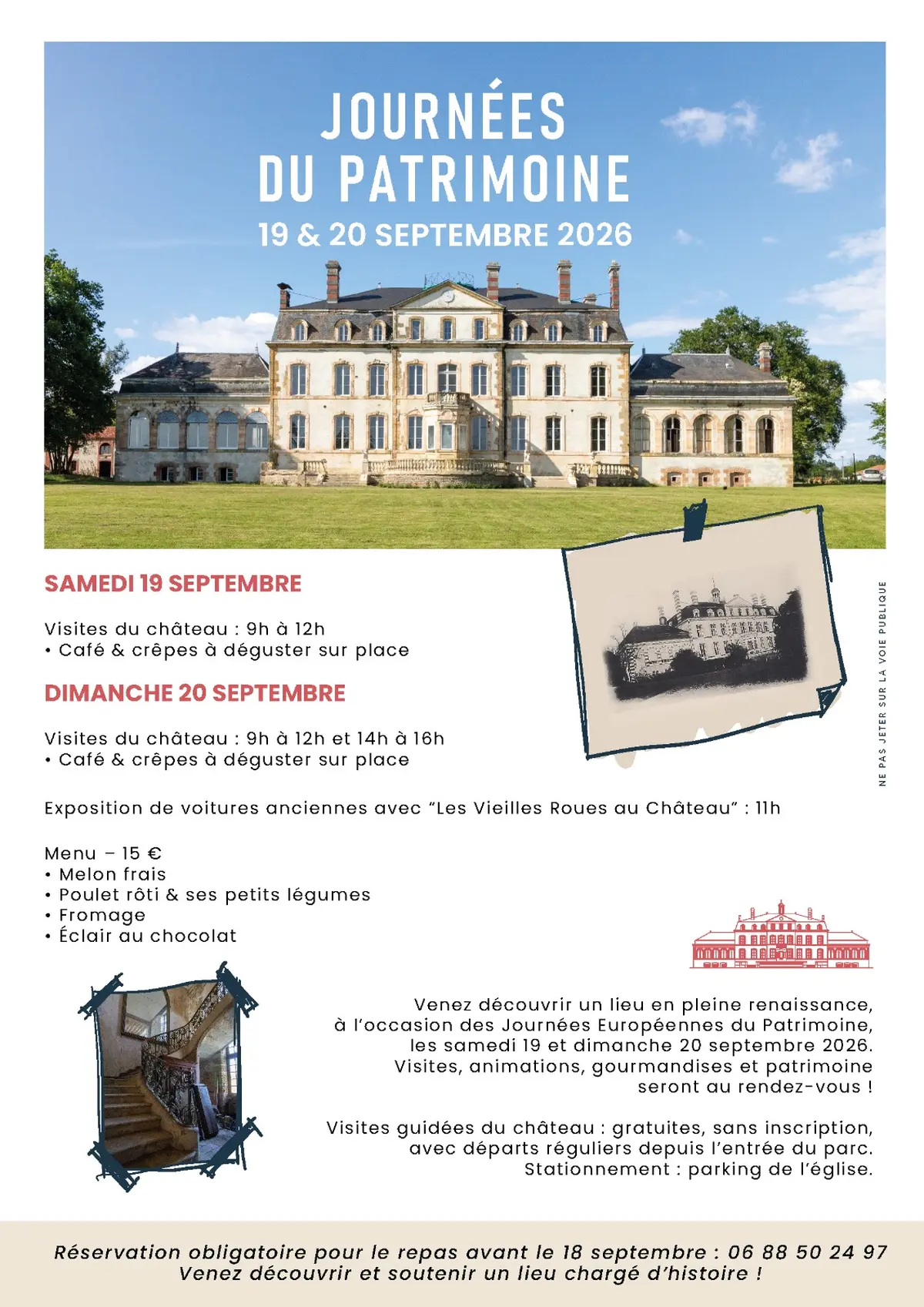Journées du Patrimoine au château de Le Vignau