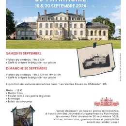 Journées du Patrimoine au château de Le Vignau