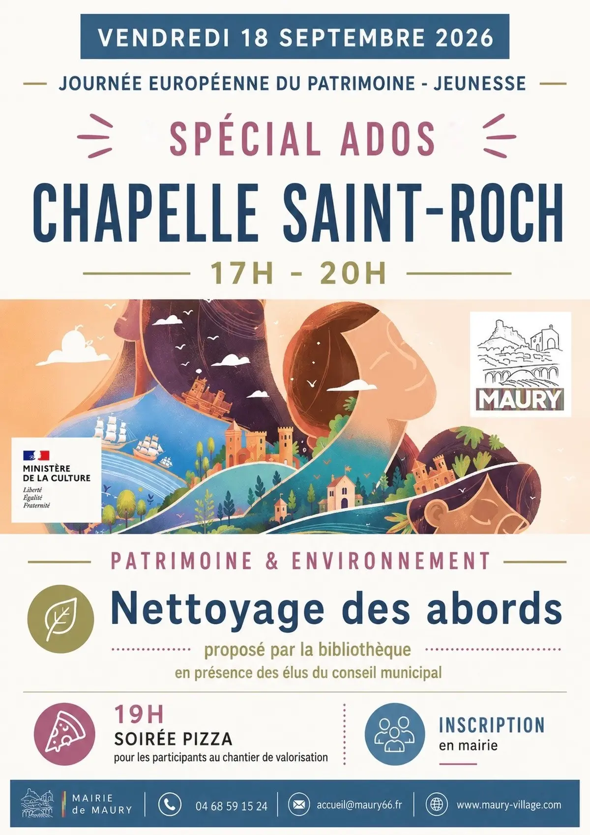 Journées Du Patrimoine Jeunes - Maury
