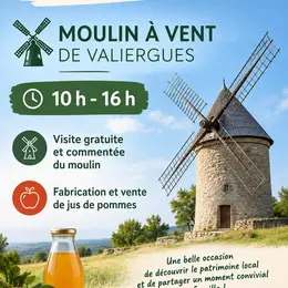 Journées du Patrimoine Moulin à vent de Valiergues