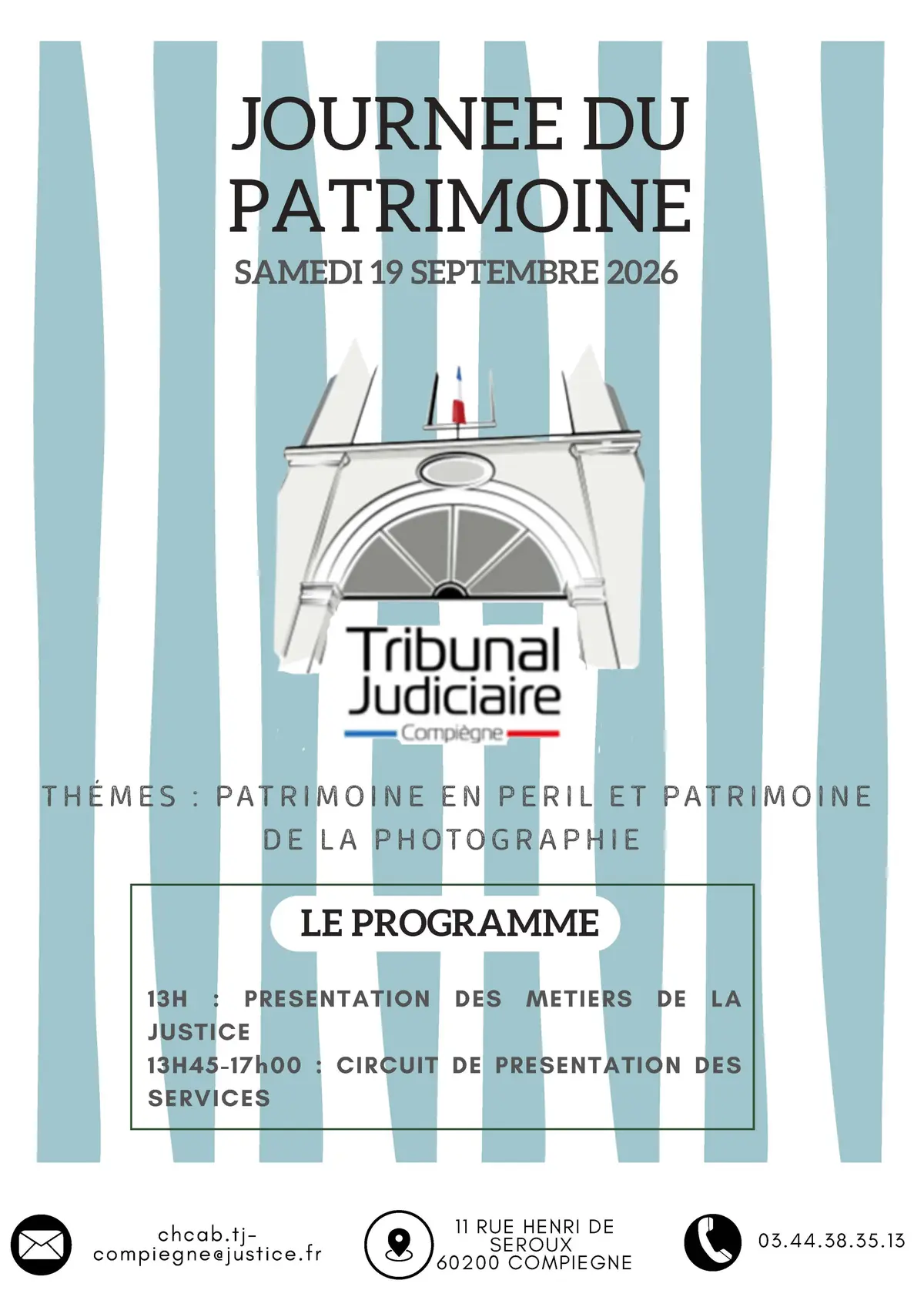 Journées du Patrimoine | Tribunal judiciaire de Compiègne