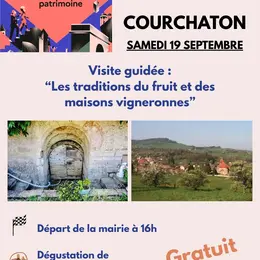Journées du Patrimoine - Visite guidée de Courchaton