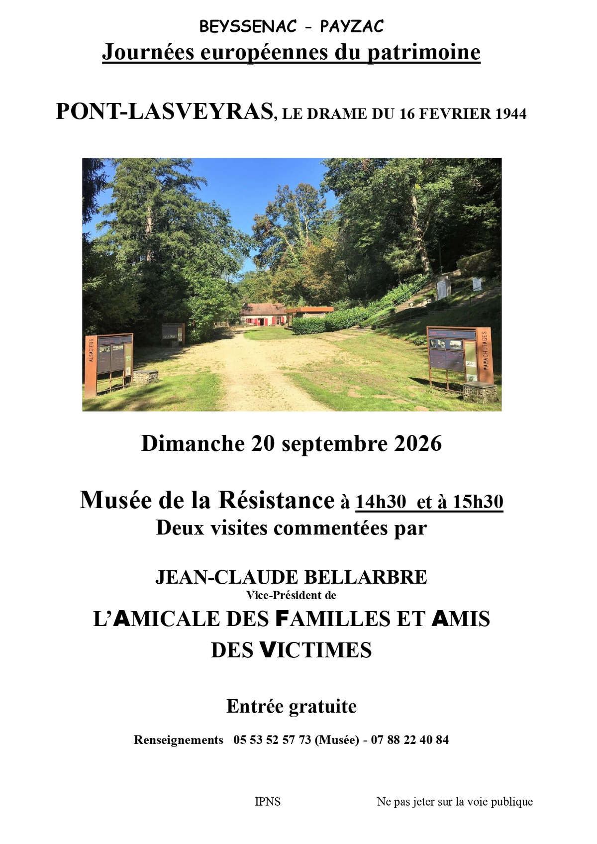 Journées du patrimoine : Visites commentée du Moulin de la Résistance
