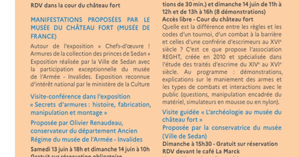 Journées européennes de l'archéologie