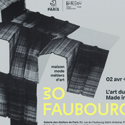 Journées Européennes des Métiers d'Art : exposition 30 Faubourg, l'art du quotidien Made in Paris