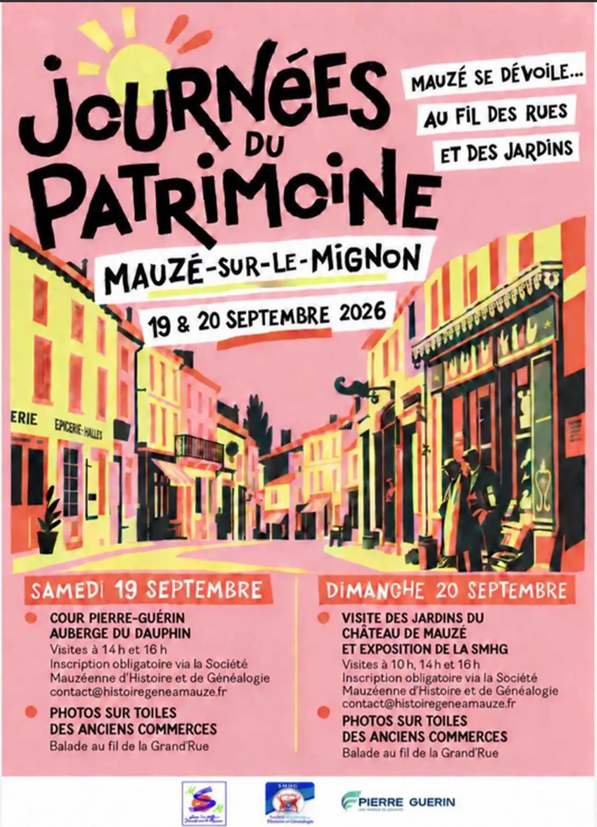 Journées Européennes du Patrimoine 2026 - Visite de la cour Pierre-Guérin à Mauzé-Sur-Le-Mignon