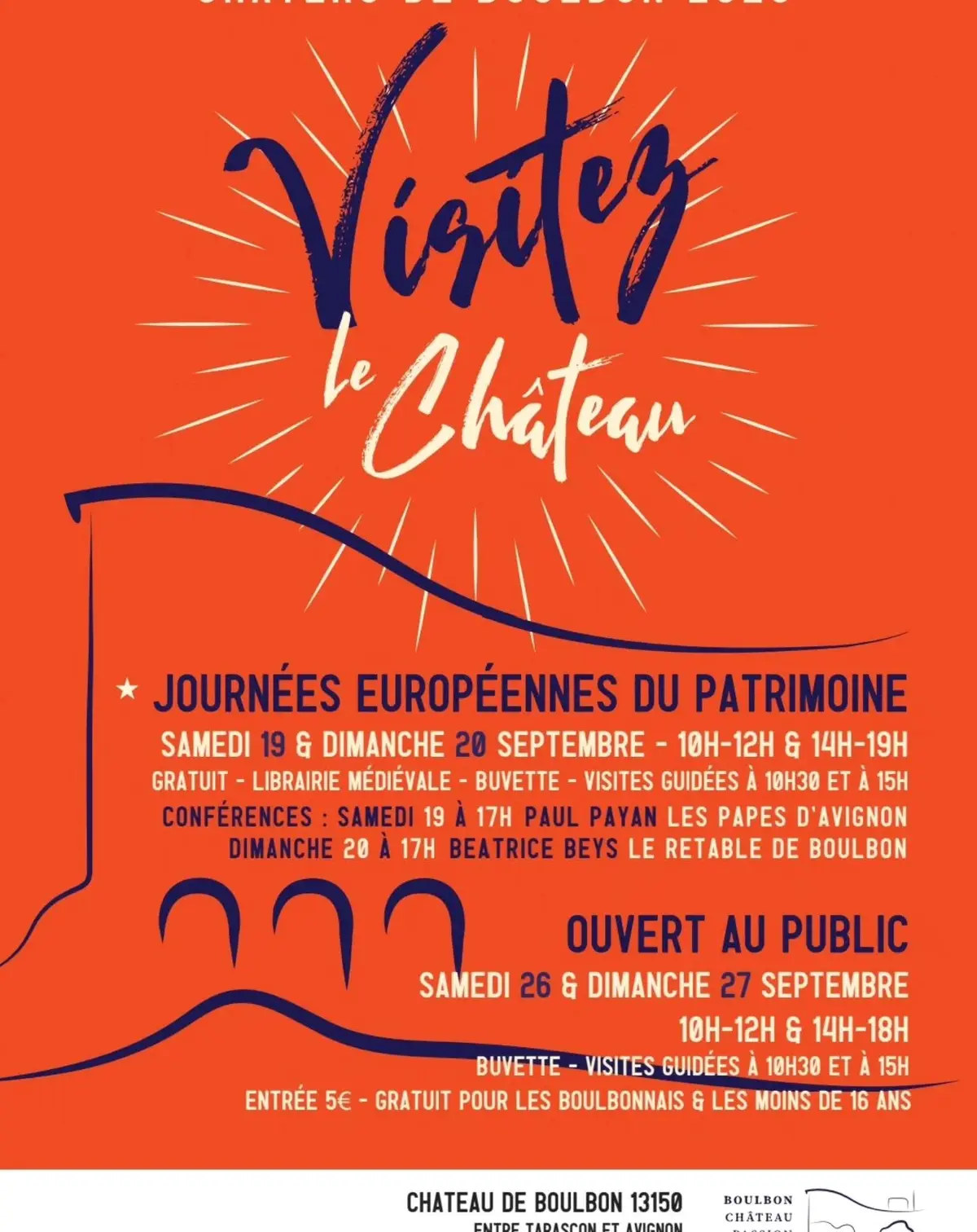 Journées Européennes du Patrimoine 2026 - Visitez le Château !