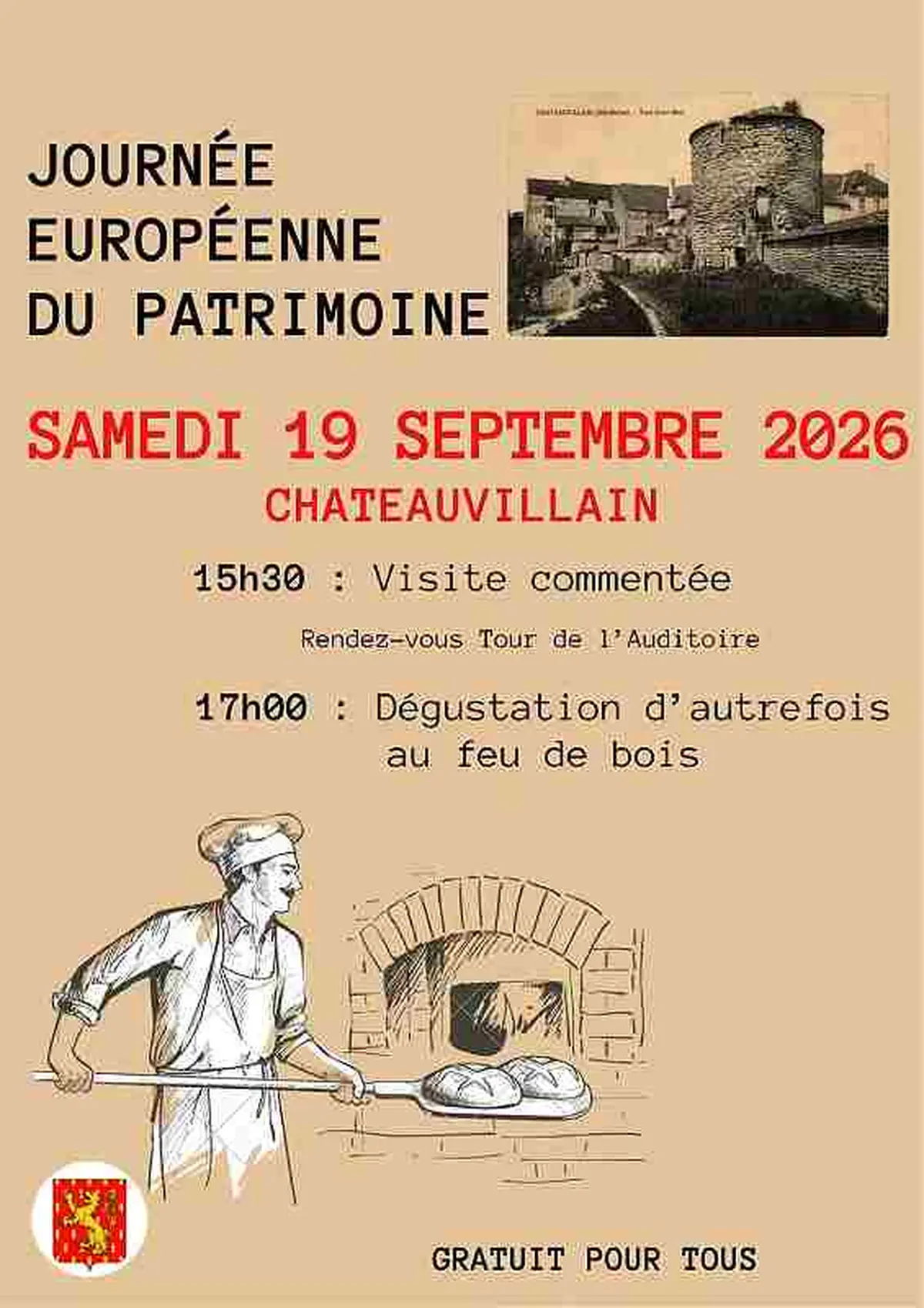 Journées européennes du patrimoine à Châteauvillain