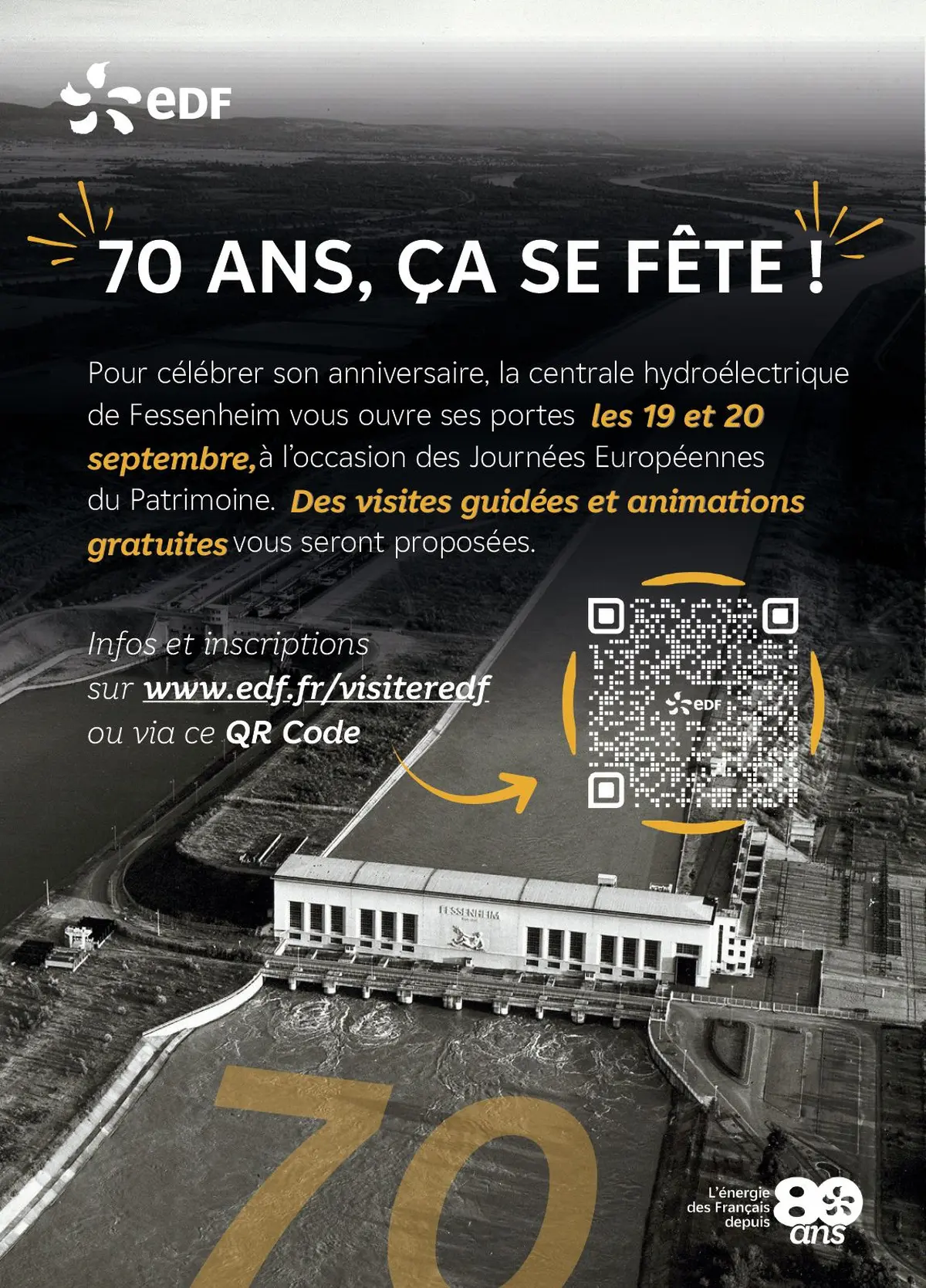 Journées Européennes du Patrimoine à la centrale hydroélectrique de Fessenheim