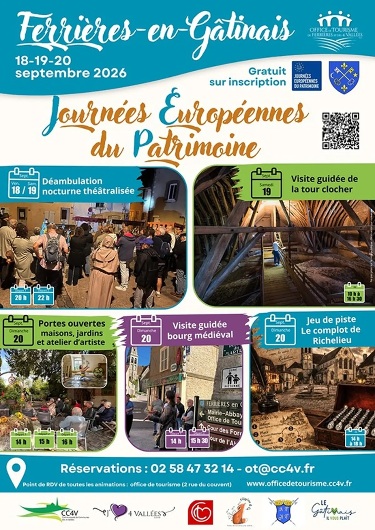 Journées Européennes du Patrimoine : animations à Ferrières-en-Gâtinais