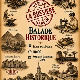 Journées Européennes du Patrimoine - balade historique de La Bussière