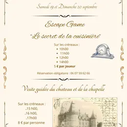 Journées Européennes du Patrimoine : Château de la Roche