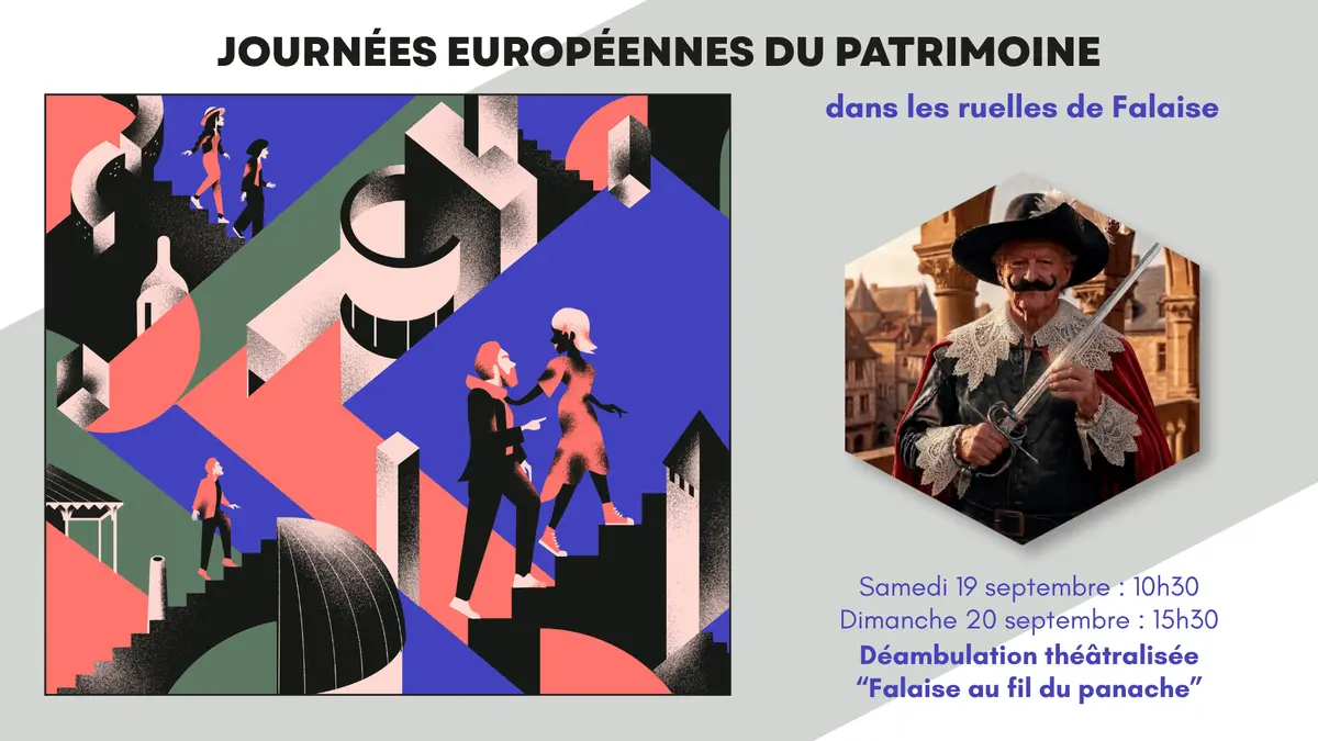 Journées européennes du Patrimoine | Déambulation théâtralisée Falaise au fil du panache
