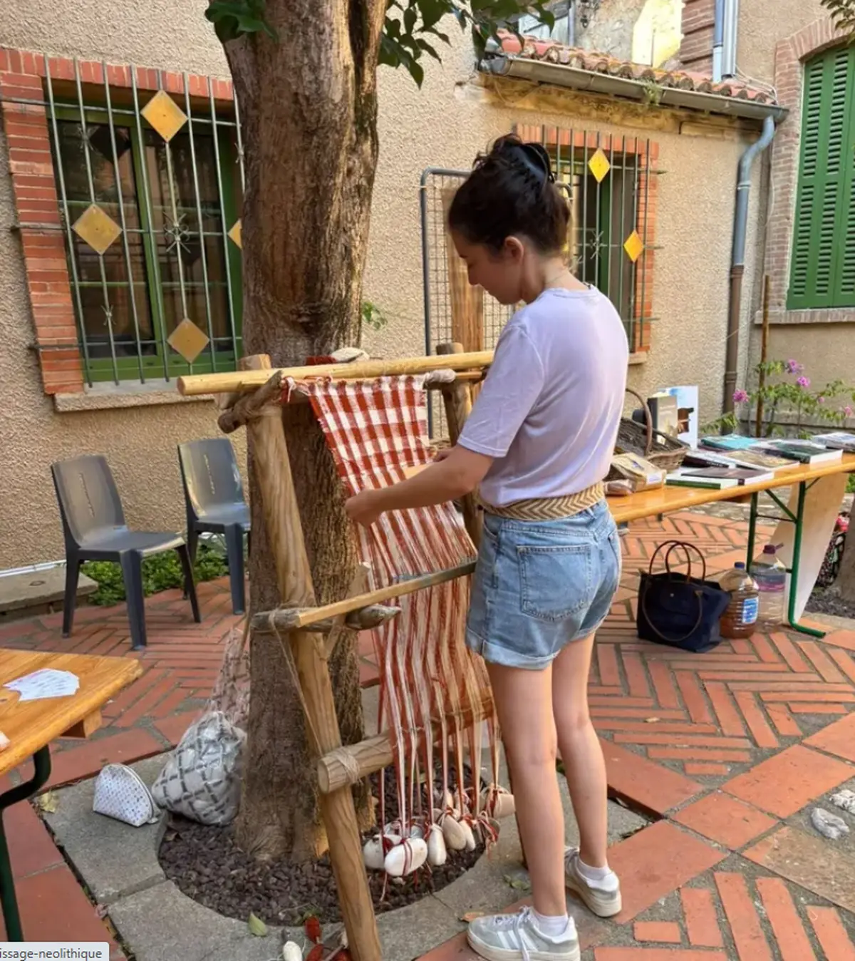Journées Européennes Du Patrimoine : Démonstration De Tissage Néolithique
