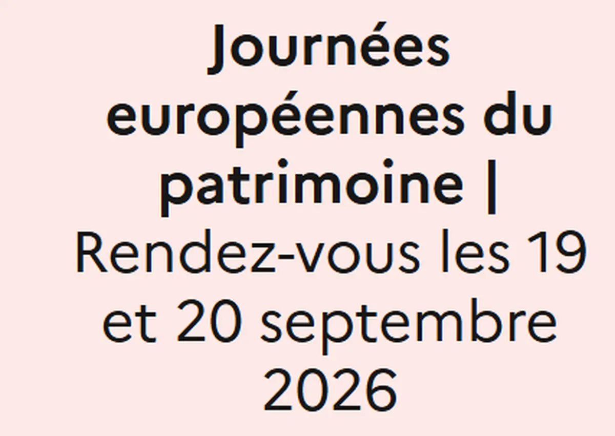 Journées Européennes Du Patrimoine : Le Patrimoine En Jeu !
