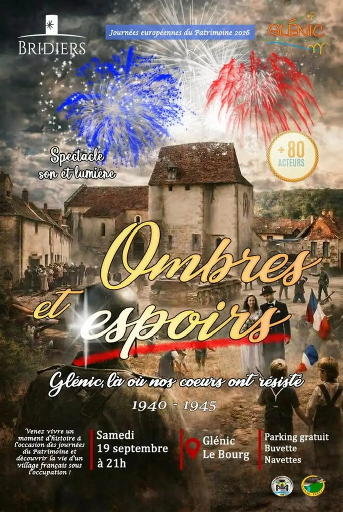Journées Européennes du Patrimoine : « Ombres et Espoirs » Glénic, là où nos cœurs ont résisté-1940-1945