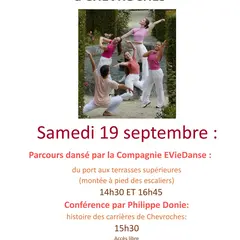 Journées Européennes du Patrimoine : Parcours dansé et conférence