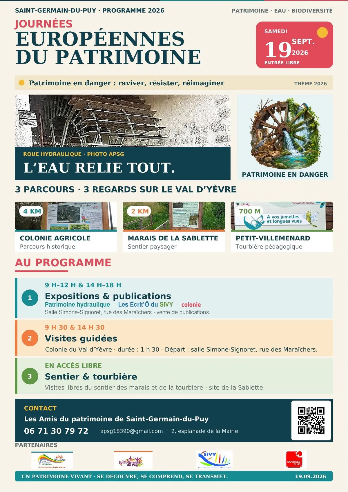 Journées Européennes du Patrimoine : Saint-Germain-Du-Puy
