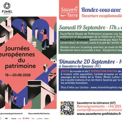 Journées Européennes du Patrimoine : SauveTerre Musée de Préhistoire