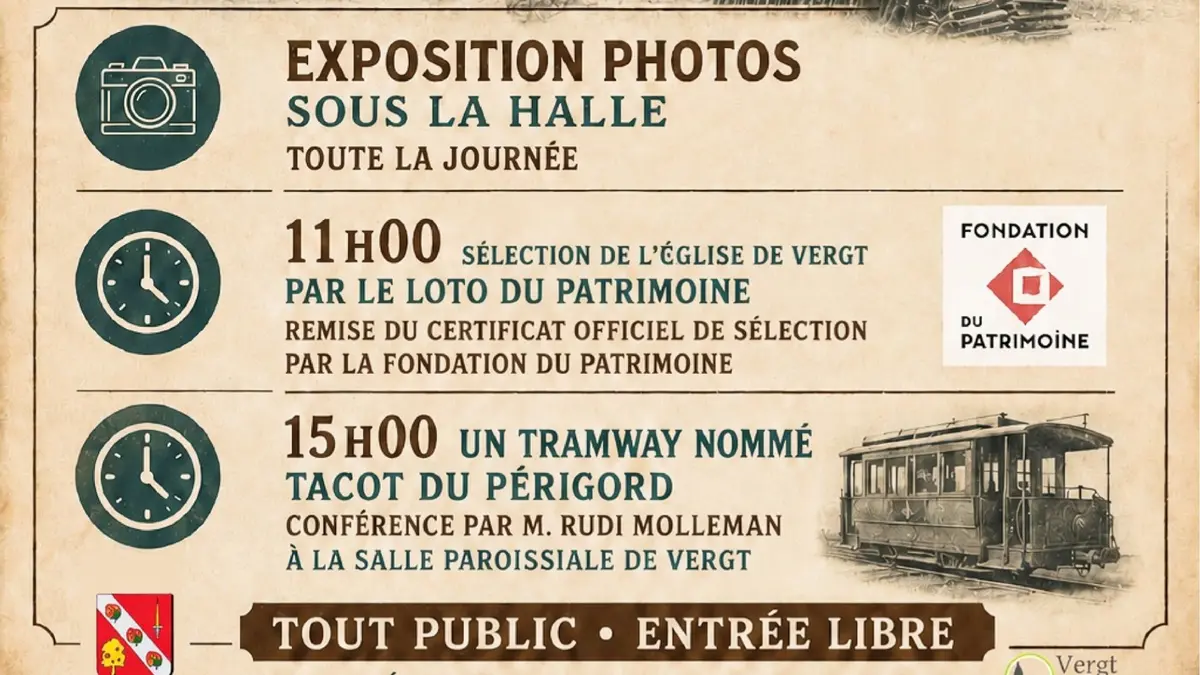 Journées européennes du patrimoine, sélection de l'église de Vergt Loto du Patrimoine