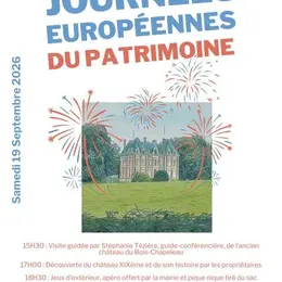 Journées européennes du patrimoine: Visite à la découverte des châteaux du Bois-Chapeleau