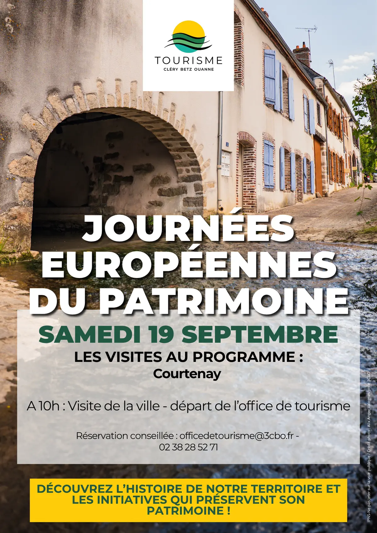 Journées Européennes du Patrimoine : Visite commentée de Courtenay